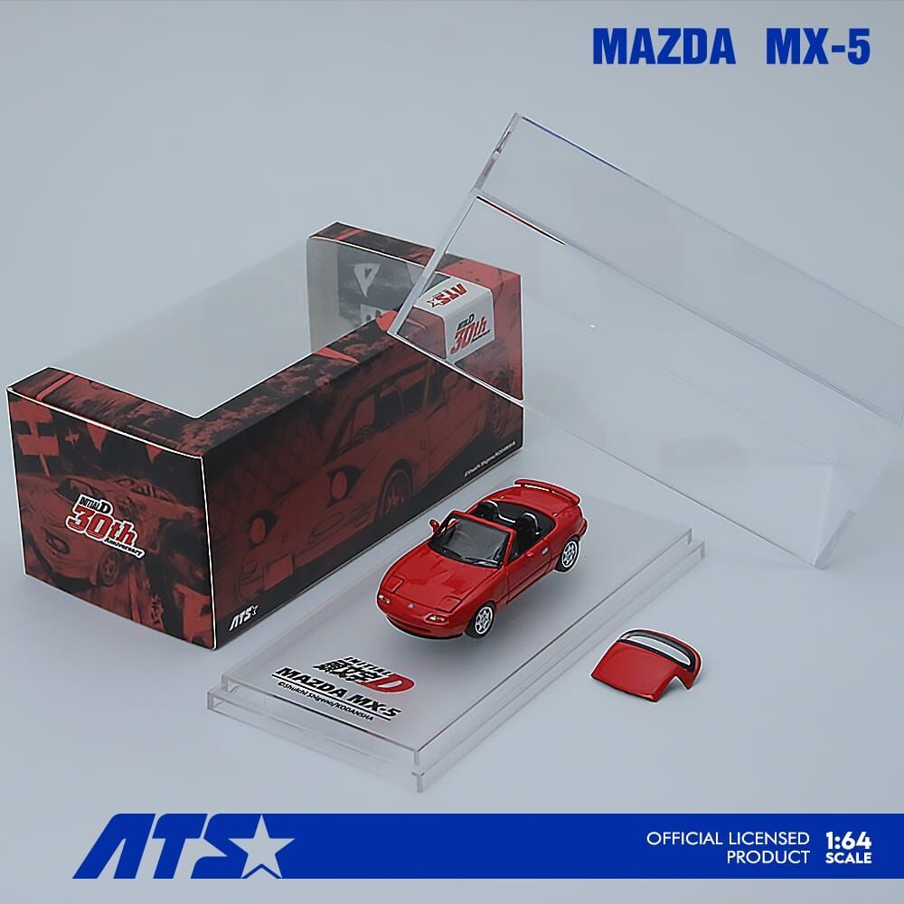 PO-$150 * ATS * 1:64 MAZDA MX-5 NA RED