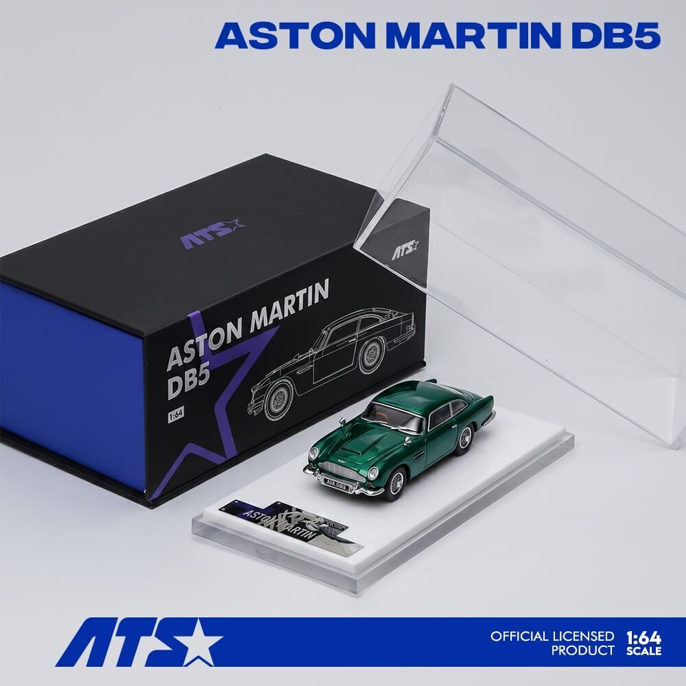 PO-$150 * ATS * 1:64 ASTON MARTIN DB5 RACING GREEN