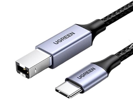 Ugreen USB-C 轉 USB-B 2.0 打印機連接線_US370