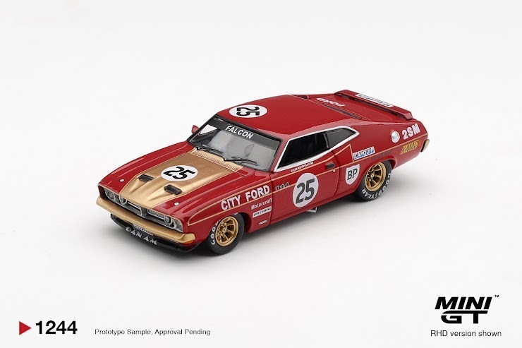 PO-$113 * MINI GT * 1:64 1244 Ford XB Falcon GT #25 1975 Bathurst 1000Australia Exclusive