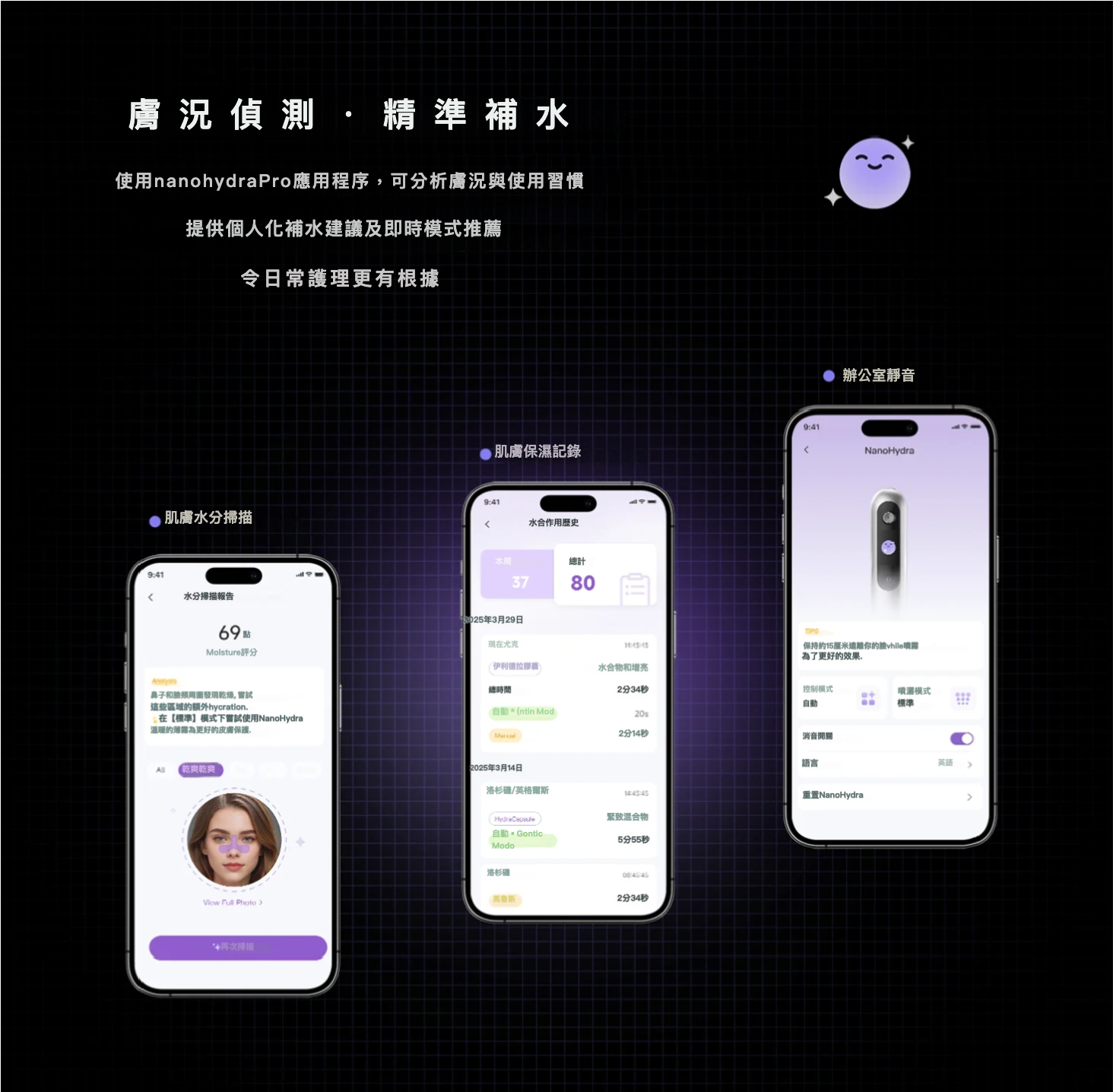 INEWME NanoHydra Infusion Device 主打三個關鍵：全球首發雙泵系統、10 微米精細噴霧，以及可配合小程序進行膚況檢測。 在香港冷氣環境與快節奏日常之下，肌膚常出現乾燥、繃緊、妝面不貼等「中段失守」情況。NanoHydra 以 10 微米細緻噴霧帶來更均勻的補水覆蓋，配合雙泵設計提升護理效率；再透過小程序檢測膚況，令日常保養由「靠感覺」轉為更有依據，補水、保濕與後續護理更到位。