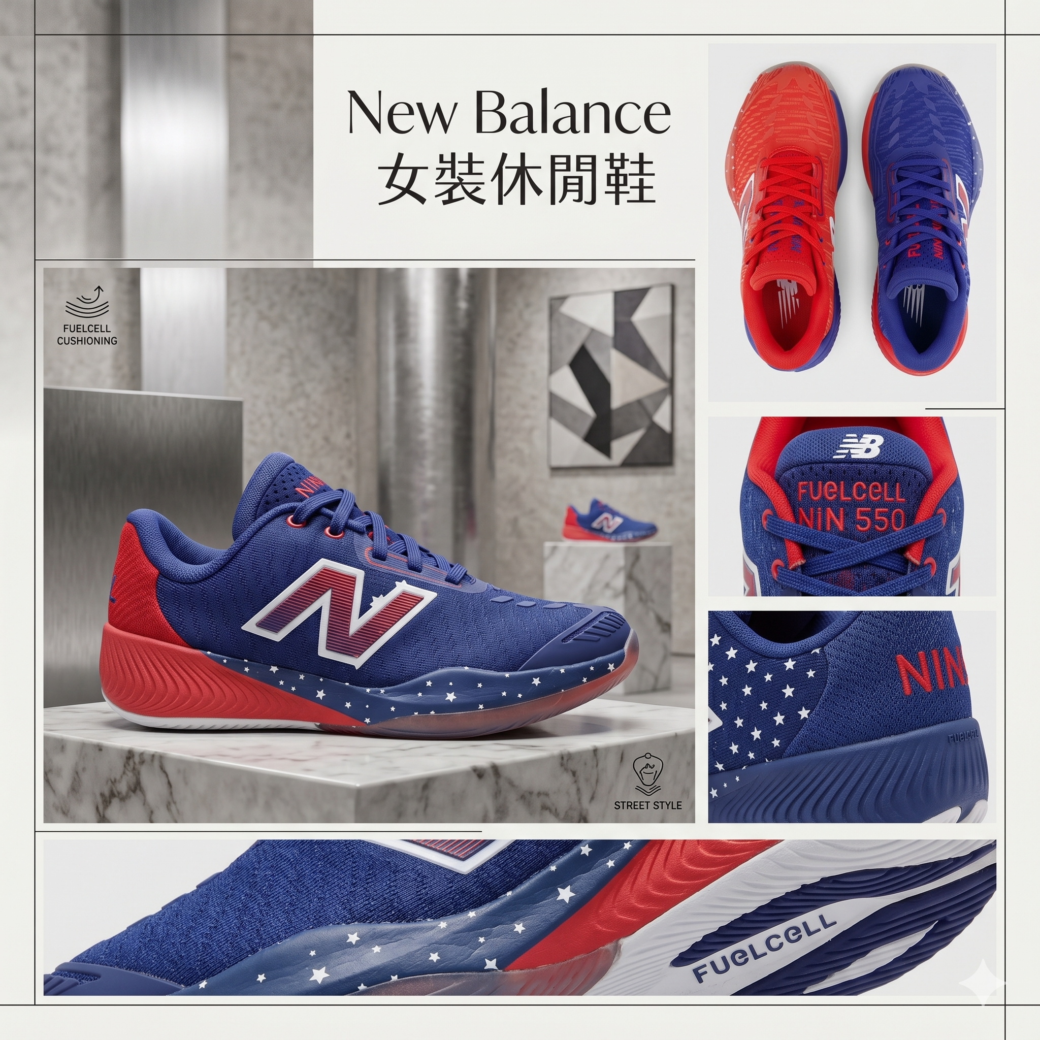 【現貨】New Balance LX040739 女裝休閒鞋 (NBPHES102X)