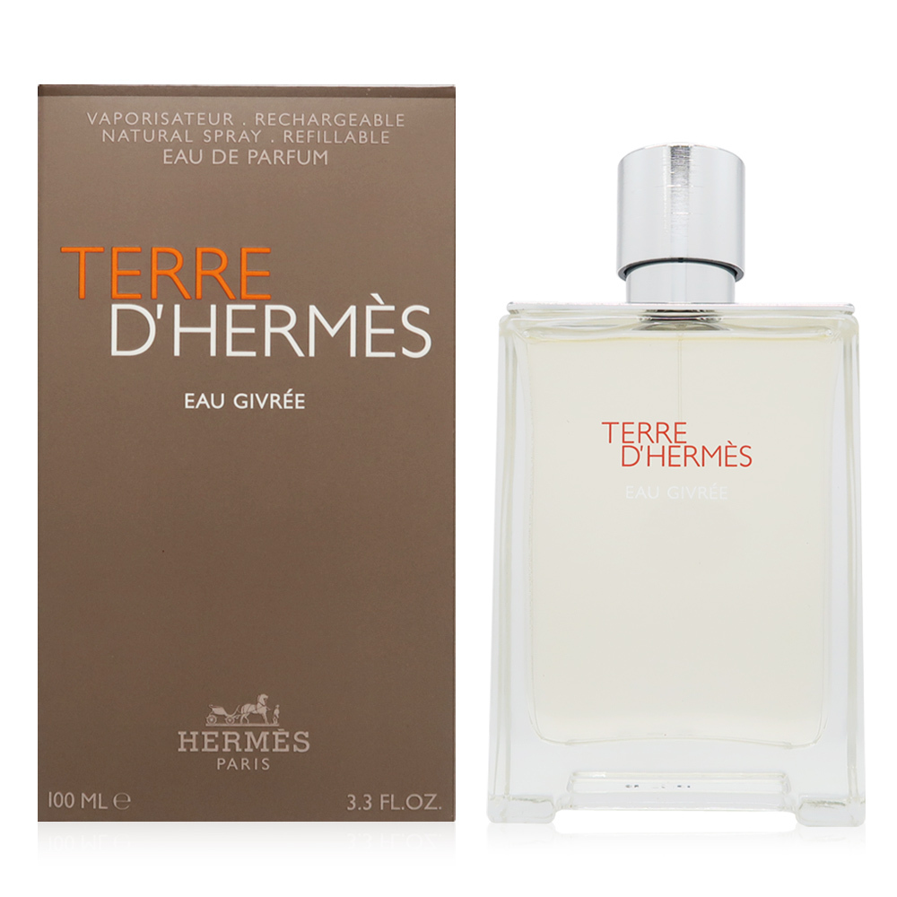 [即期優惠] Hermes 愛馬仕 Terre dHermes Eau Givree 大地冷冽之水淡香精 EDP 100ml 效期至2027.12