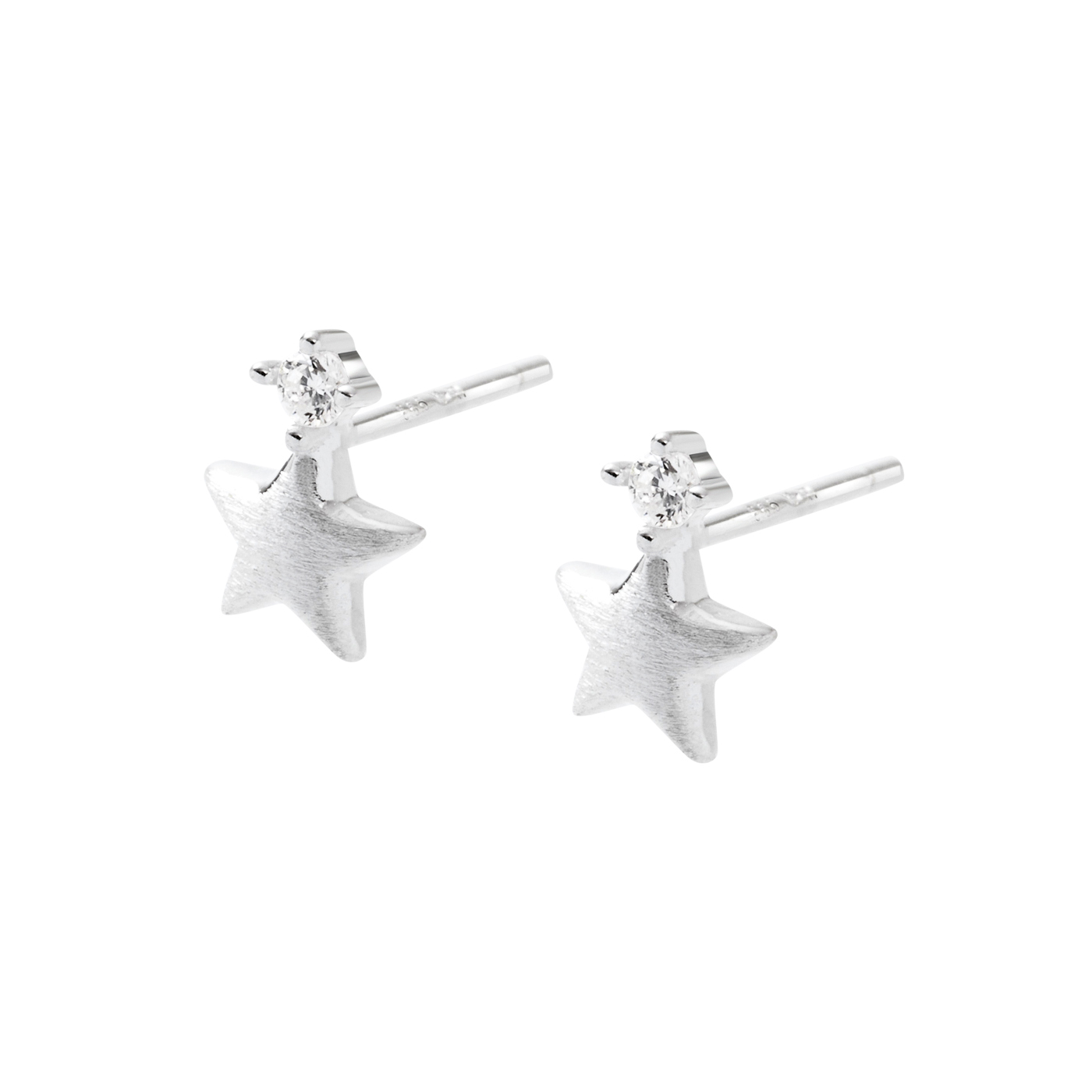 純銀,星星,耳環,平價飾品