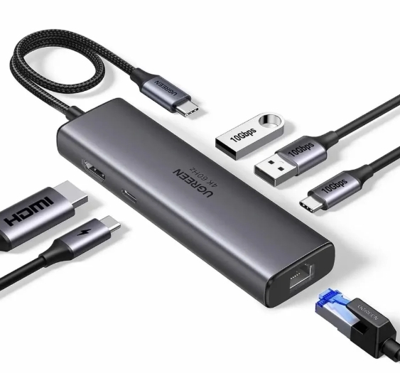 Ugreen 6合1 USB-C 集線器_CM512 - 45000