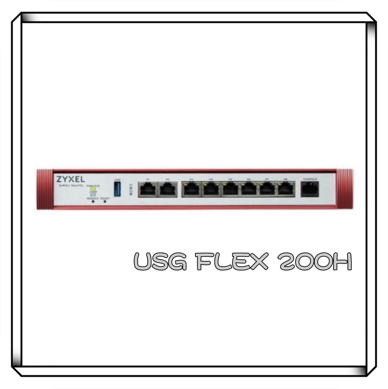 Zyxel 合勤 USG FLEX 200H 8埠 防火牆