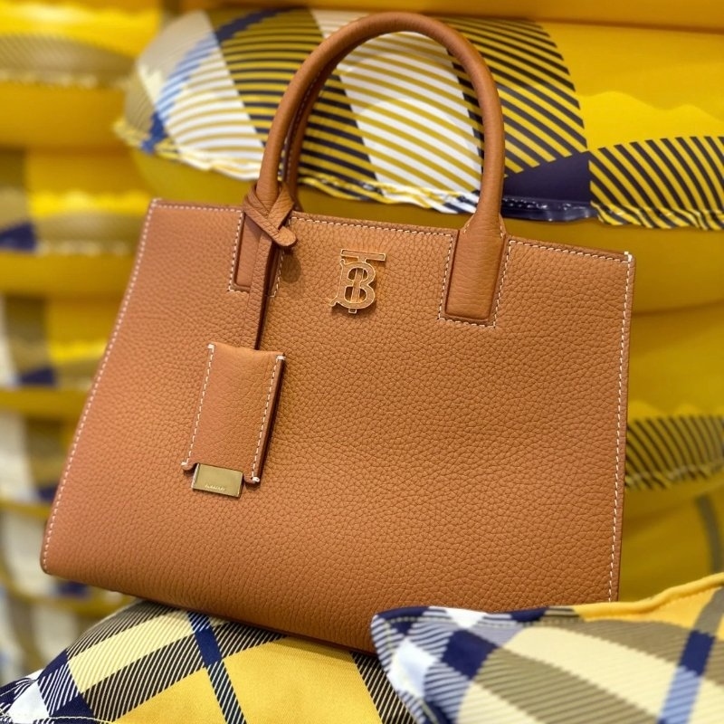 【現貨】Burberry Q120701 粒紋小牛皮迷你Frances包