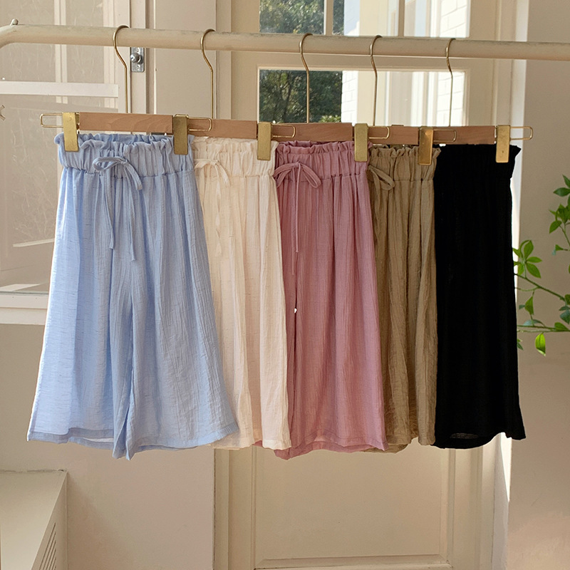女寶看這邊｜舒適棉麻寬褲