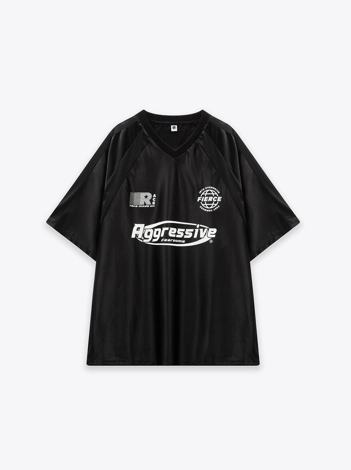 線條拼接短TEE