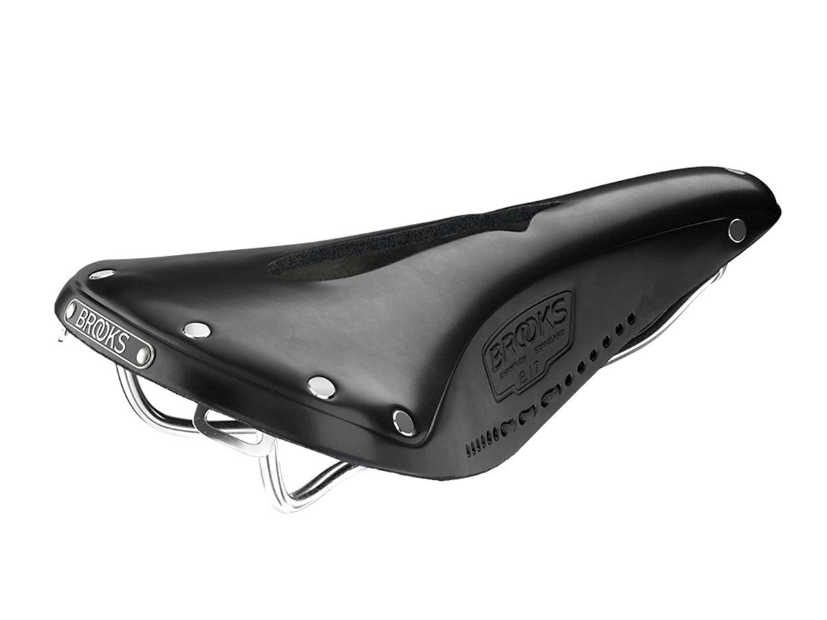 Brooks B17 Carved 皮革座墊 黑色