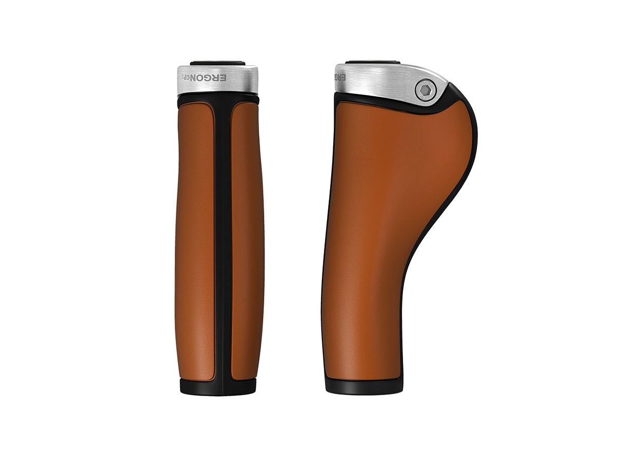 Brooks Ergon GP1 皮革手握 130/130 蜂蜜色
