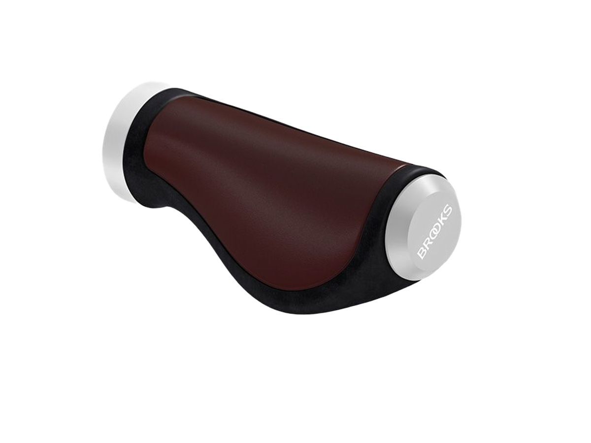 Brooks Ergonomic 皮革車手握 褐色