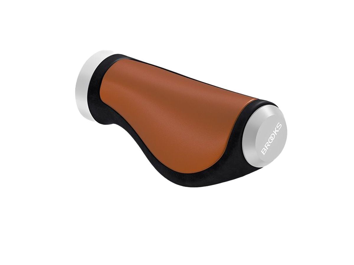 Brooks Ergonomic 皮革車手握 蜂蜜色