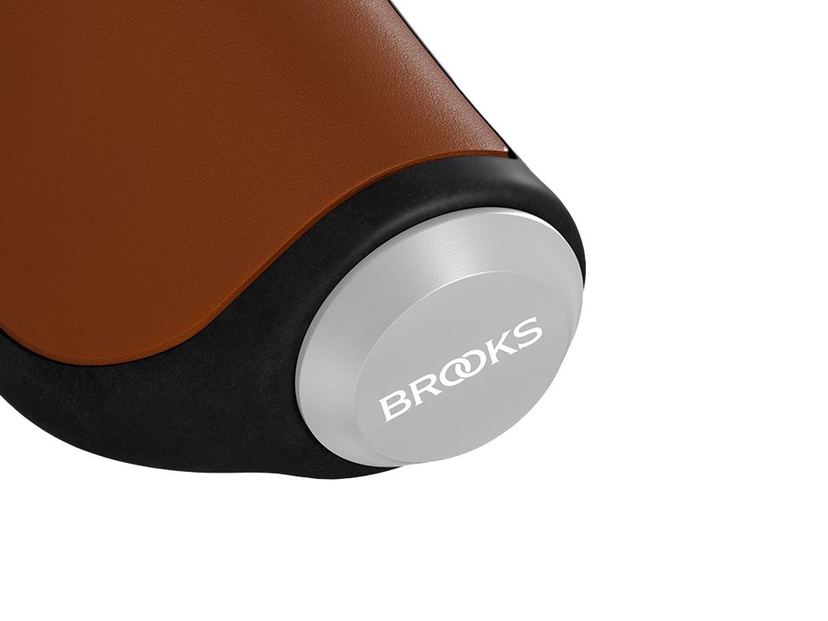 Brooks Ergonomic 皮革車手握 蜂蜜色