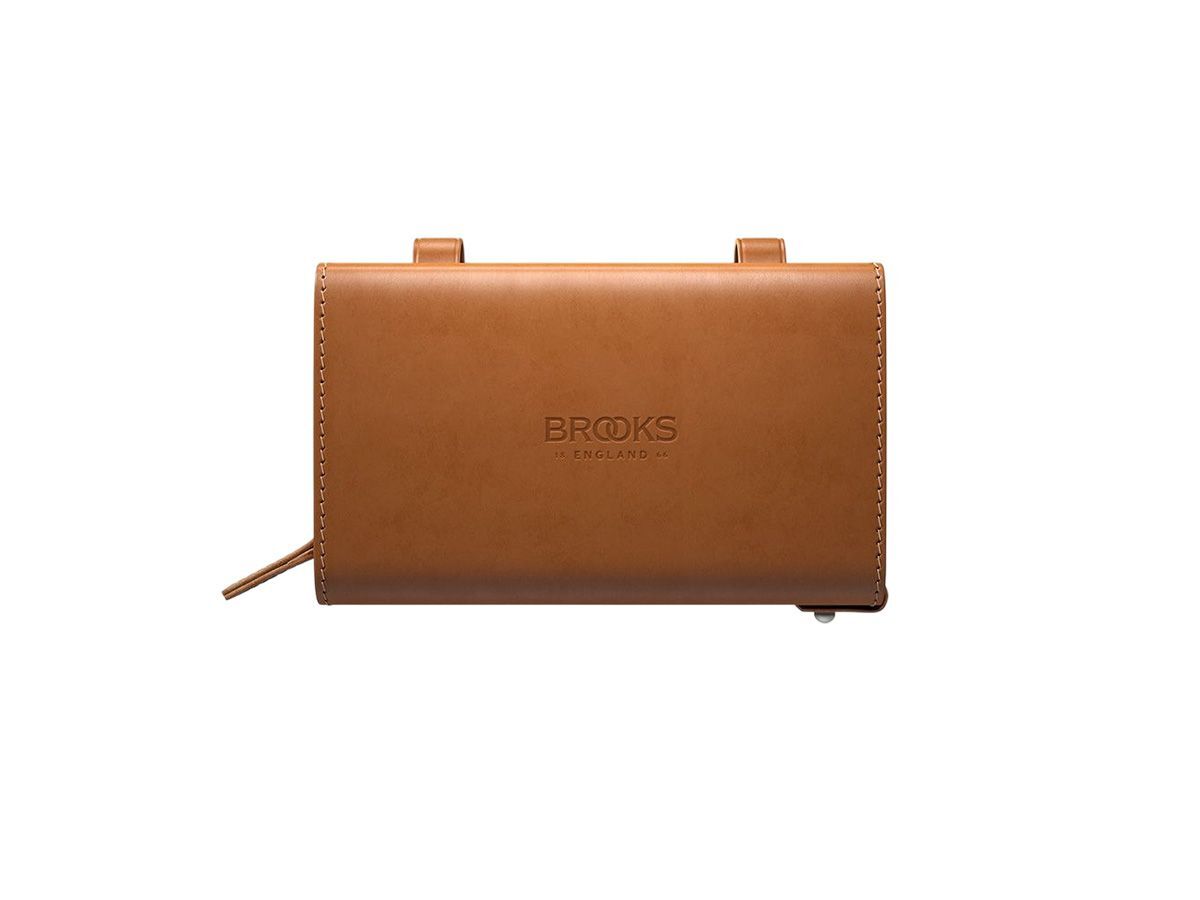 Brooks D-Shaped 皮革坐墊包 0.75L 蜂蜜色