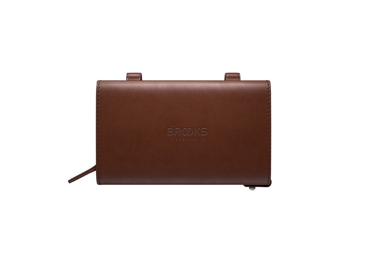 Brooks D-Shaped 皮革坐墊包 0.75L 褐色