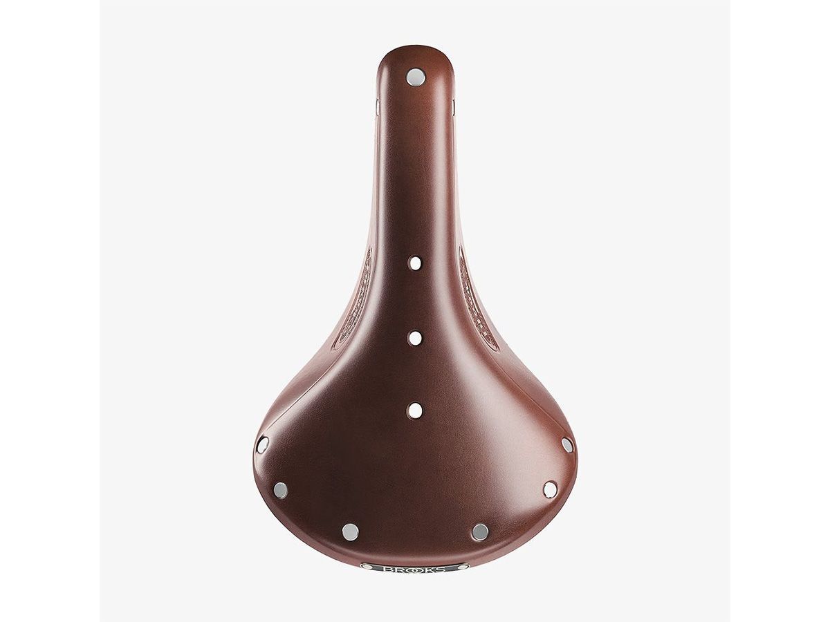 Brooks Flyer 皮革座墊 褐色
