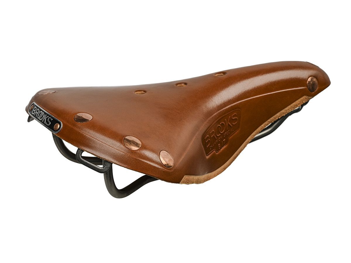 Brooks B17 Special Titanium 皮革座墊 蜂蜜色