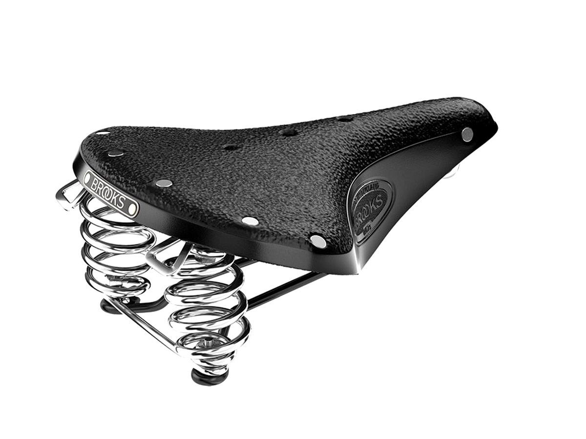 Brooks B67 Short 皮革座墊 黑色