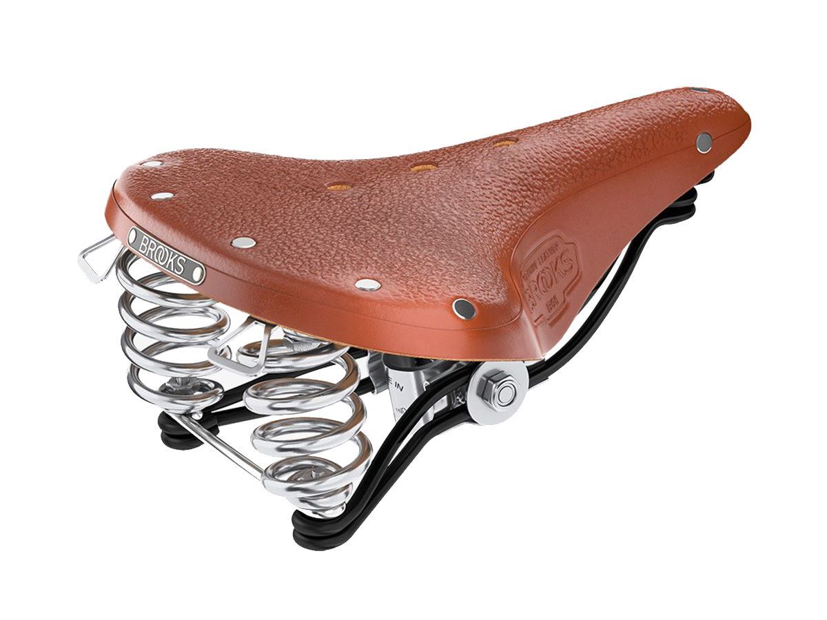 Brooks B66 皮革座墊 蜂蜜色