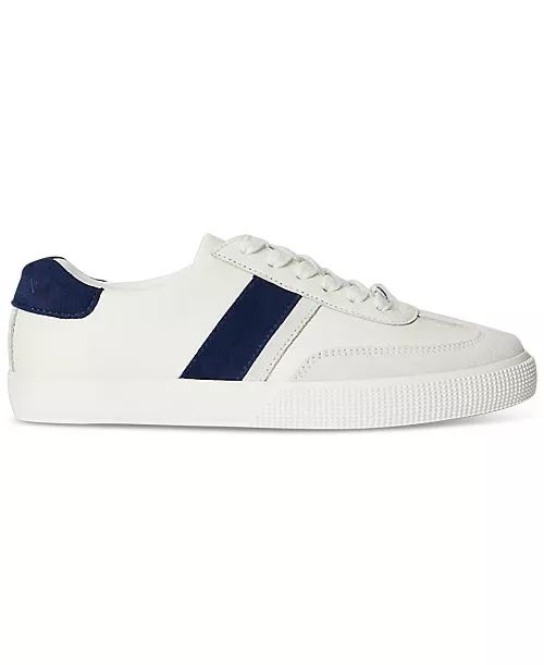 [USW] LAUREN RALPH LAUREN NAVY WOMEN'S BRAYLEE ROUND TOE SNEAKERS, UZZ230 (UZZ230)