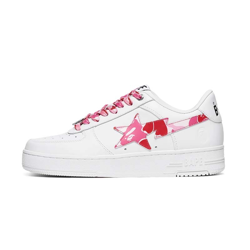 A Bathing Ape Abc Camo BAPE STA M1 粉迷彩 流星鞋 白色 男鞋 BAPE-629 [台灣現貨]