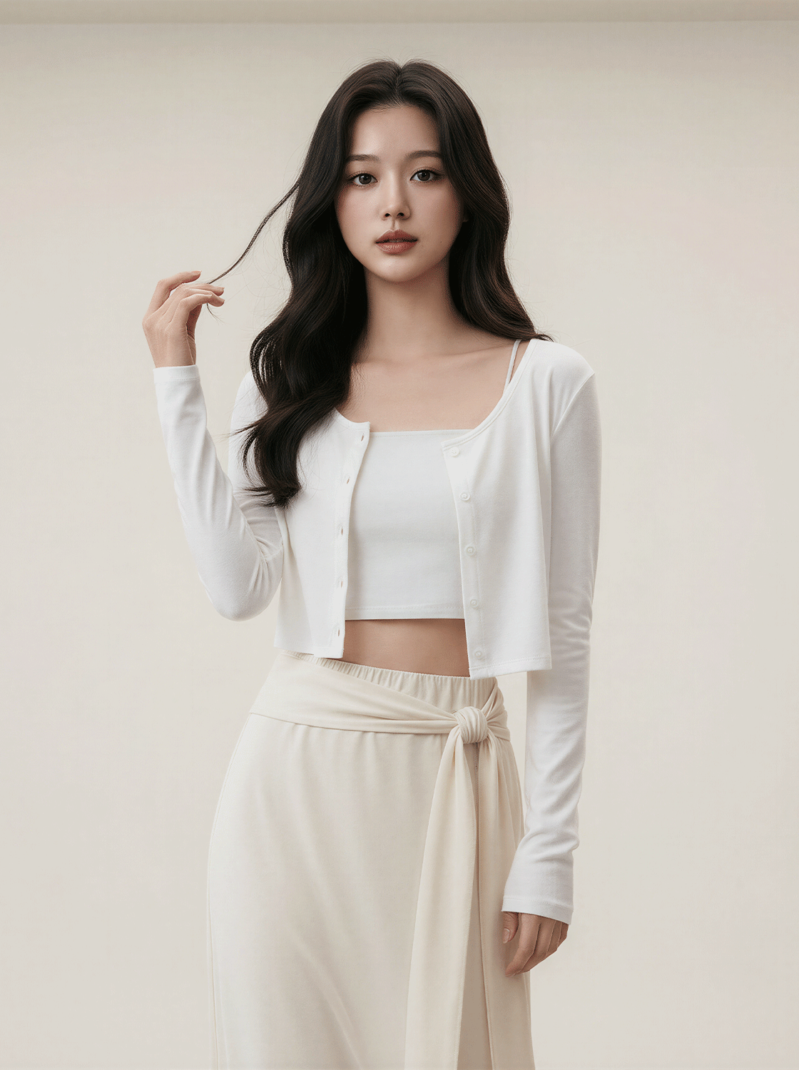 【單件9折】【期間限定】簡約細肩BRA背心外罩兩件組