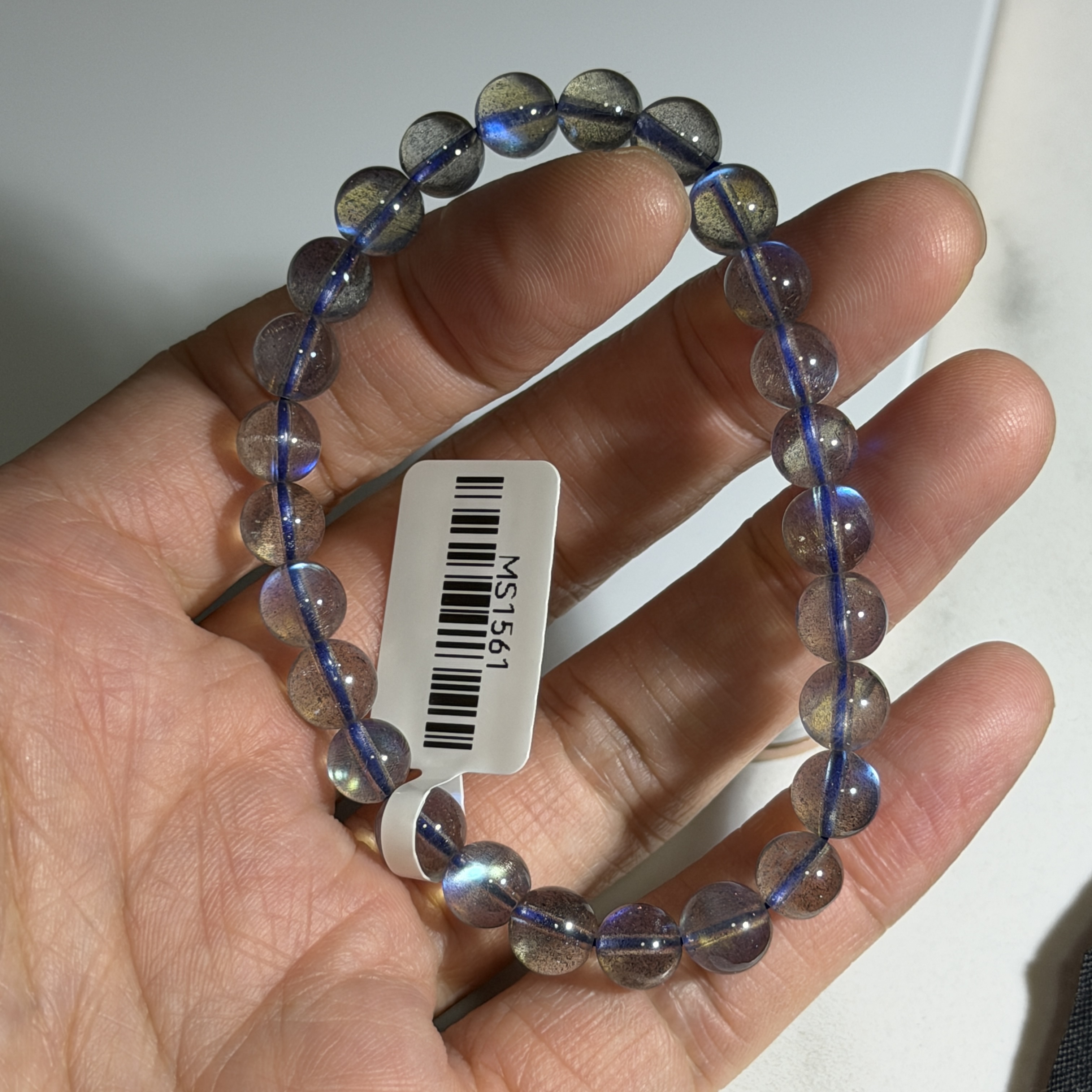 頂級藍光拉長石 約6.7mm MS1561