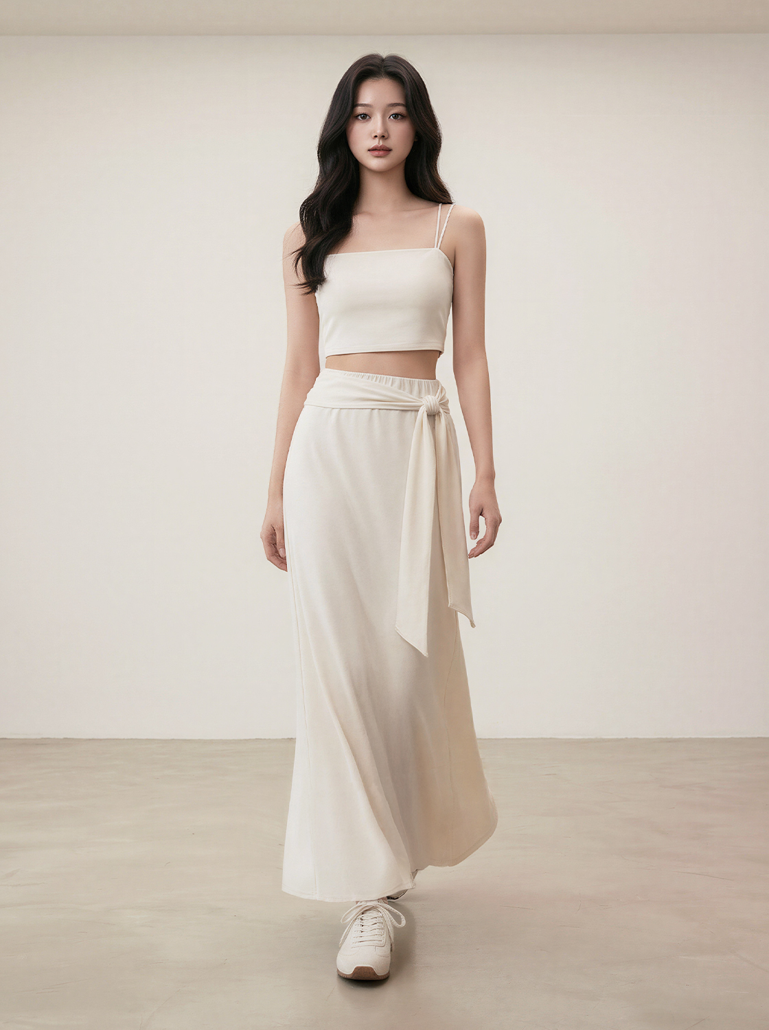 【單件9折】【期間限定】簡約細肩BRA背心外罩兩件組