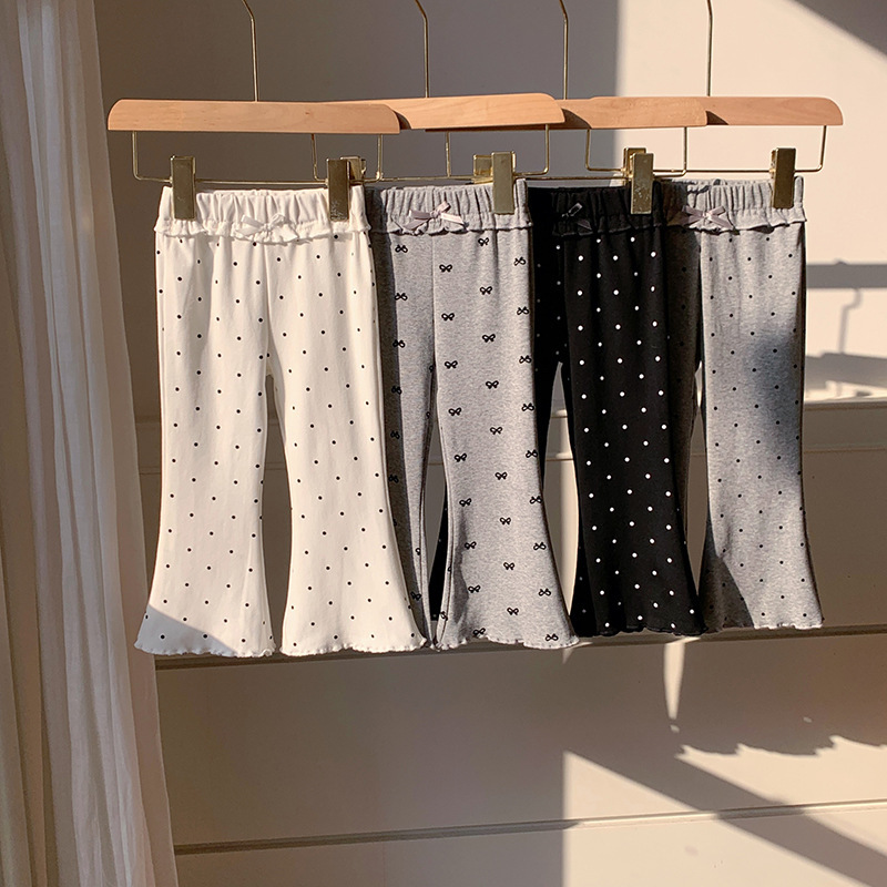 女寶看這邊｜木耳邊彈力長褲