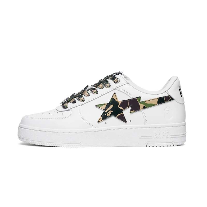 A Bathing Ape Abc Camo BAPE STA M1 綠迷彩 流星鞋 白色 男鞋 BAPE-630 [台灣現貨]