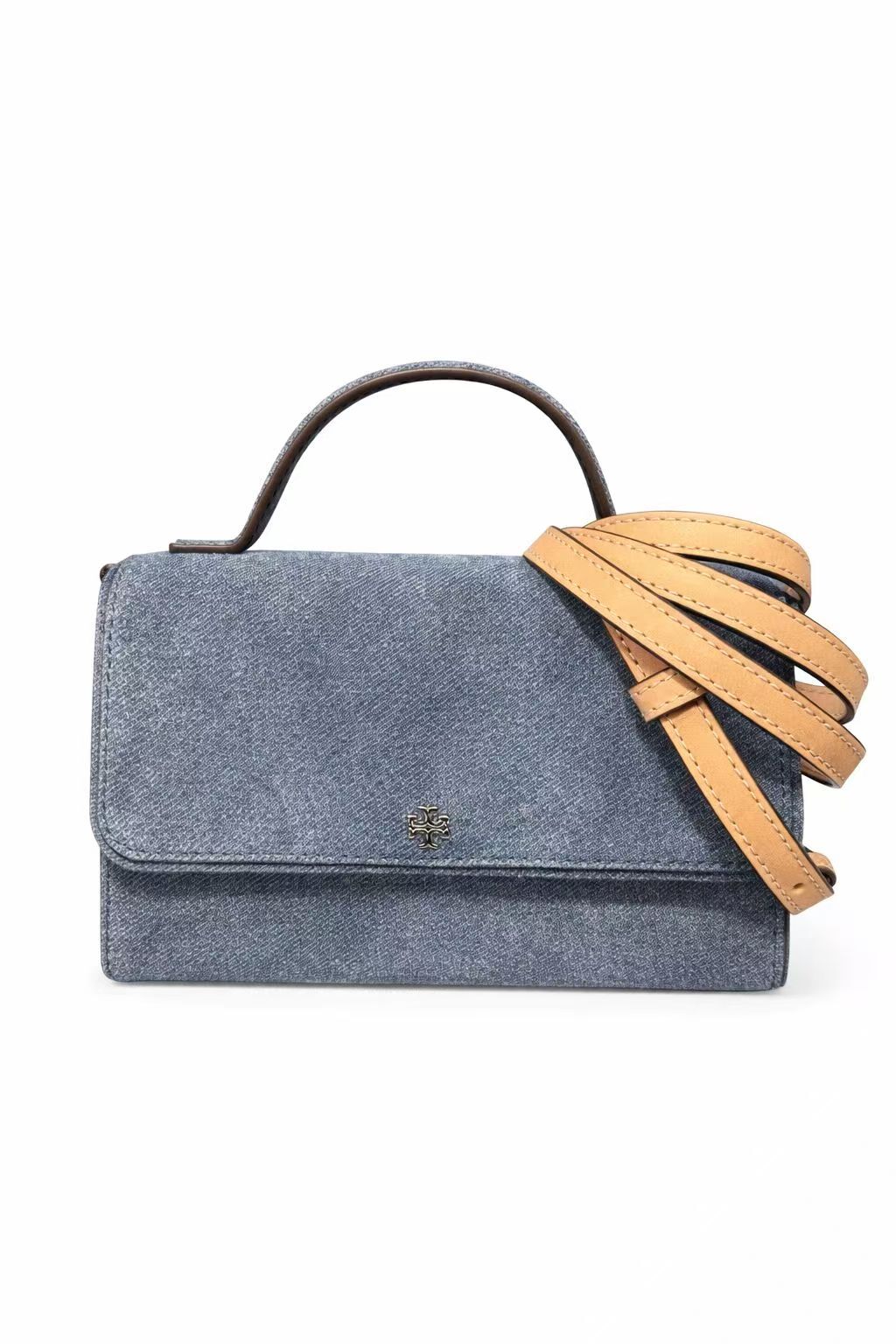 【預購】H042905 Tory Burch Emerson  單寧牛仔迷你手提包