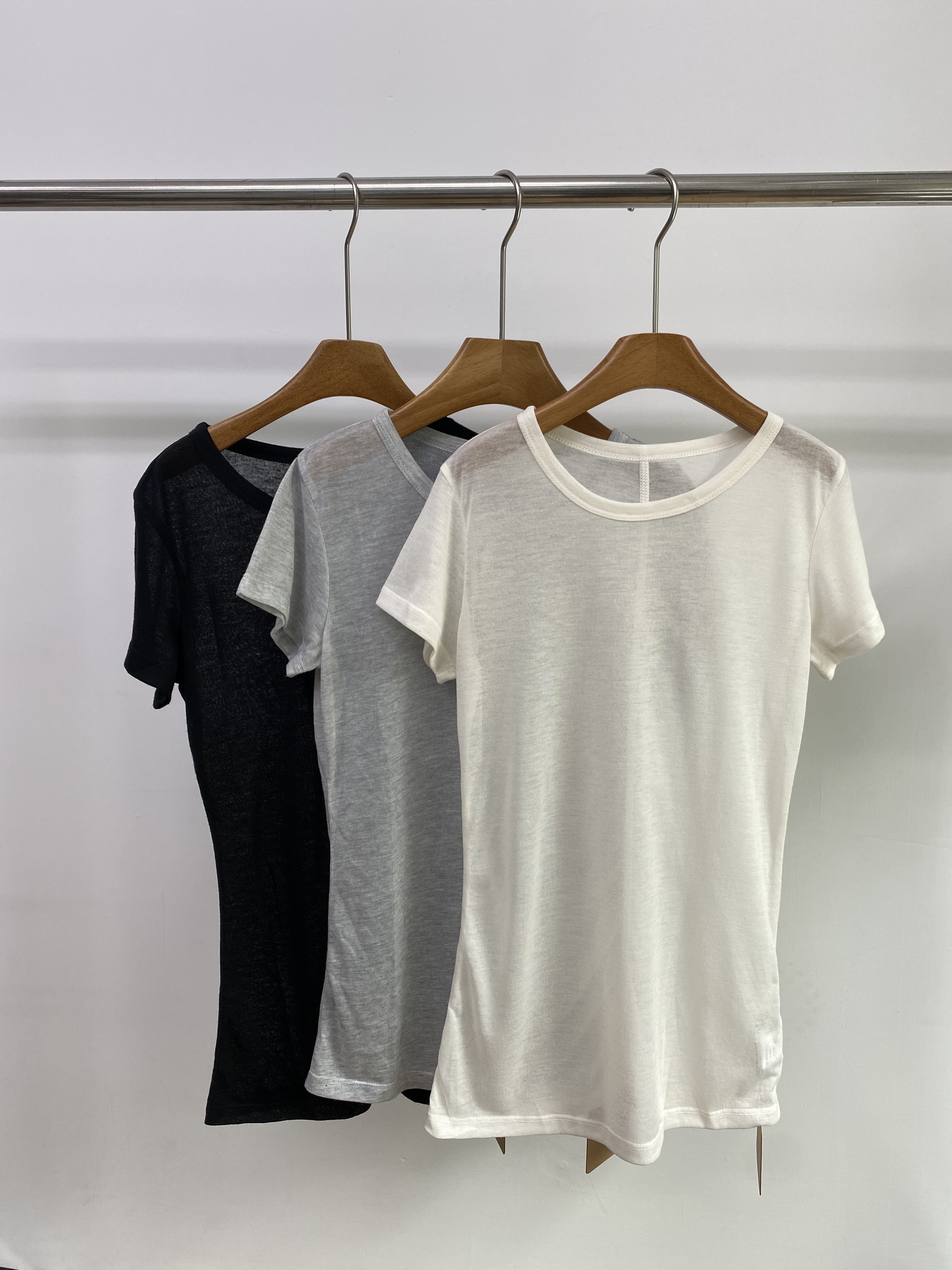 W00203透膚短袖上衣