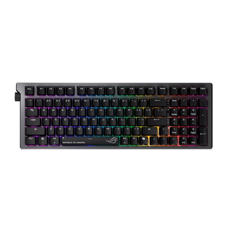 ASUS 華碩 ROG Strix Morph 96 Wireless /NXSWV2/無線電競鍵盤  雪軸/90MP04IF-BKTA03  風暴軸/90MP04IG-BKTA03