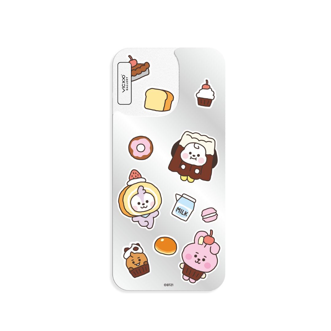 宇宙明星BT21 手機鏡面背貼膜 / Cake B