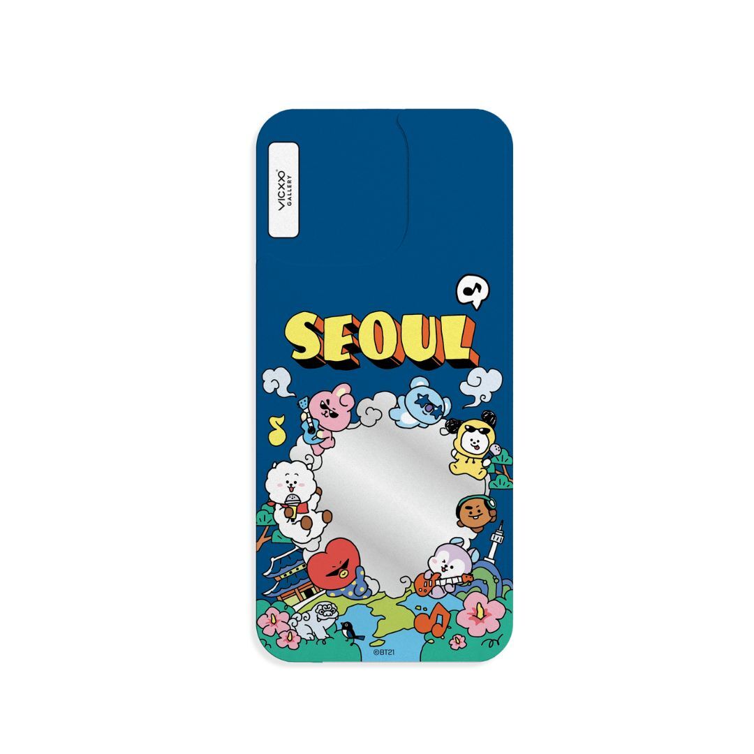 宇宙明星BT21 手機鏡面背貼膜 / Seoul