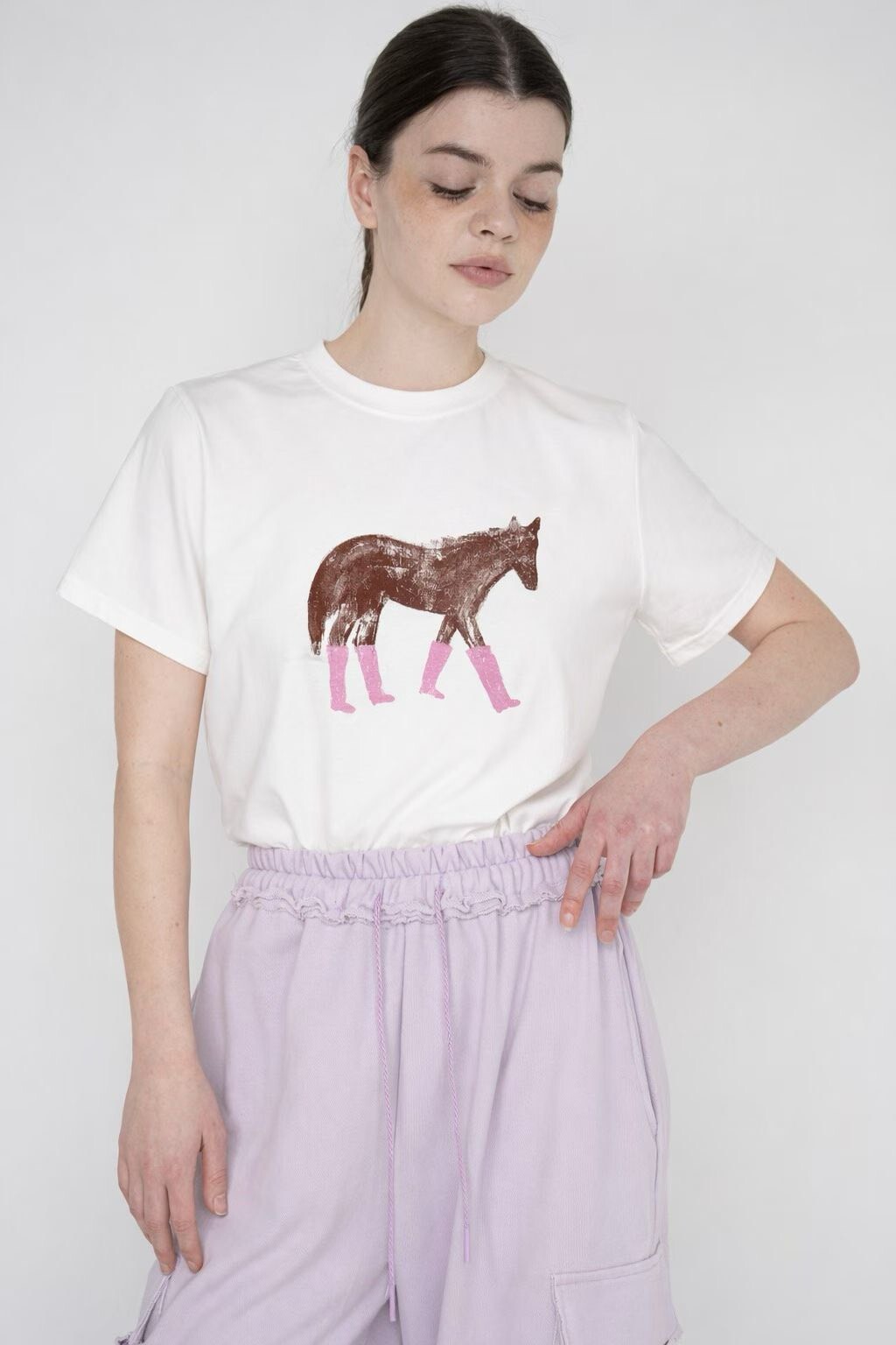 NYLON MAKING 馬靴小馬T恤