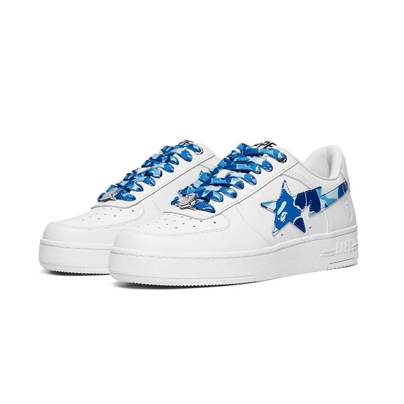 A Bathing Ape Abc Camo BAPE STA M1 藍迷彩 流星鞋 白色 男鞋 BAPE-631 [台灣現貨]