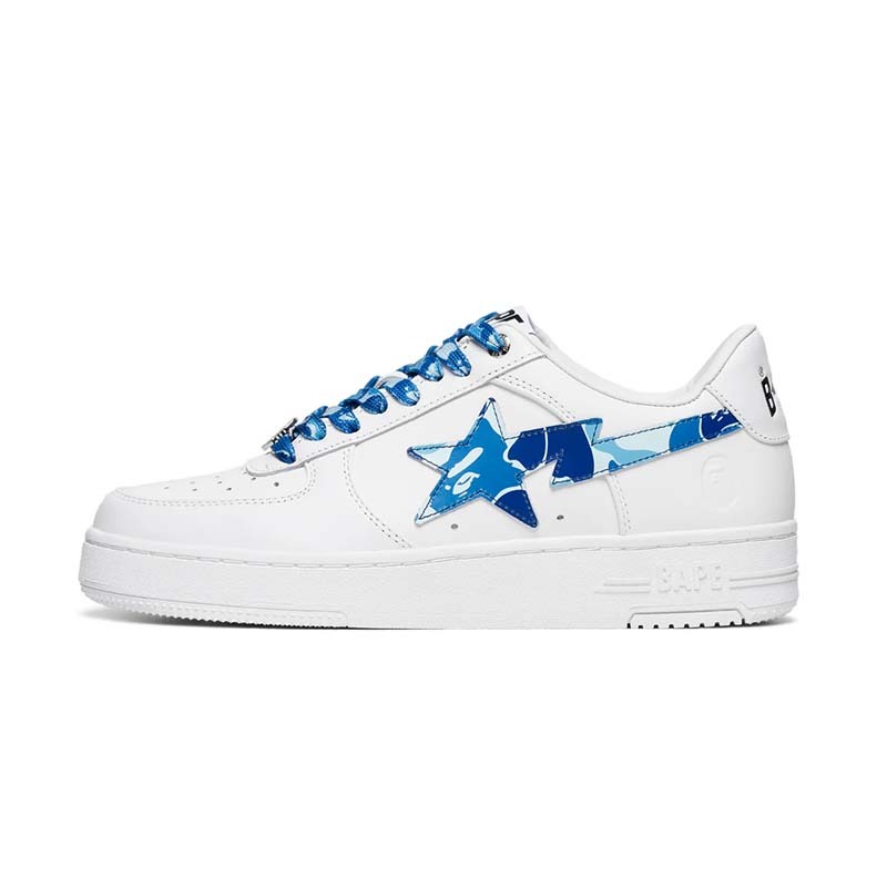 A Bathing Ape Abc Camo BAPE STA M1 藍迷彩 流星鞋 白色 男鞋 BAPE-631 [台灣現貨]