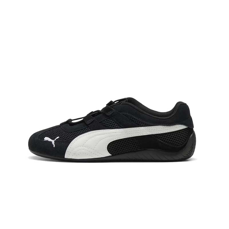 PUMA Speedcat Go Wns 流行休閒鞋 麂皮網眼 拼接 黑色 女鞋 40358901 [國內代購]