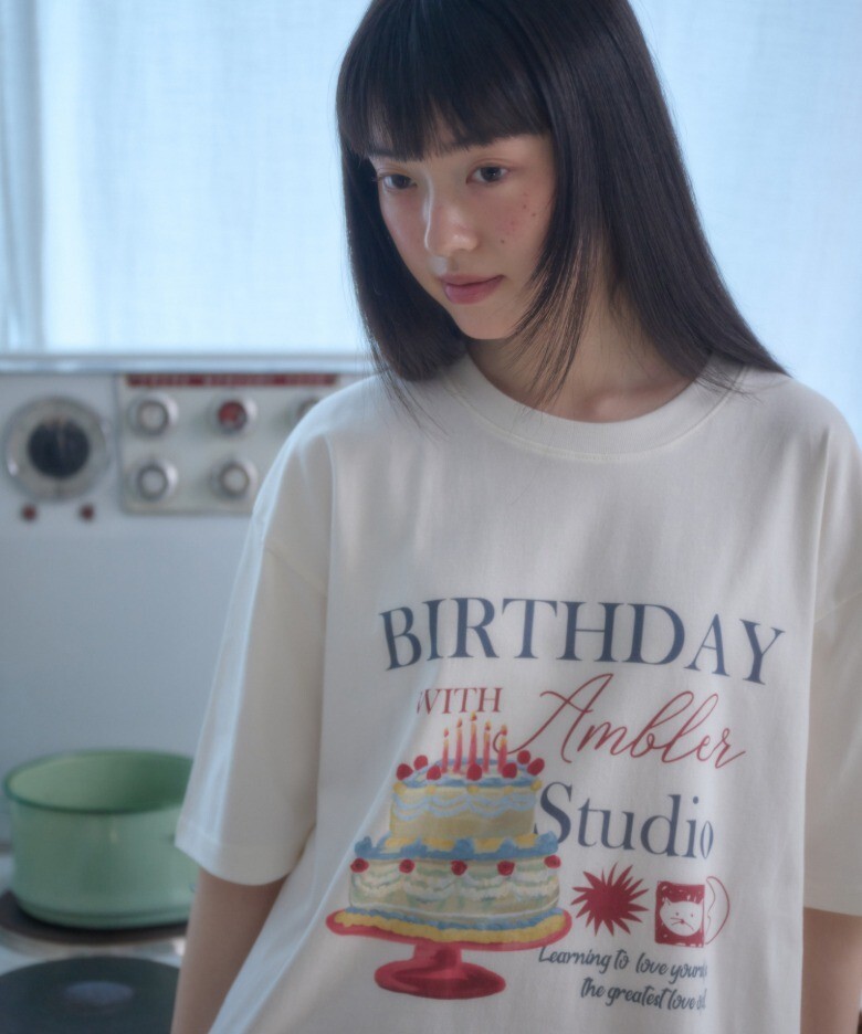 Ambler 生日快樂 短袖上衣 2色