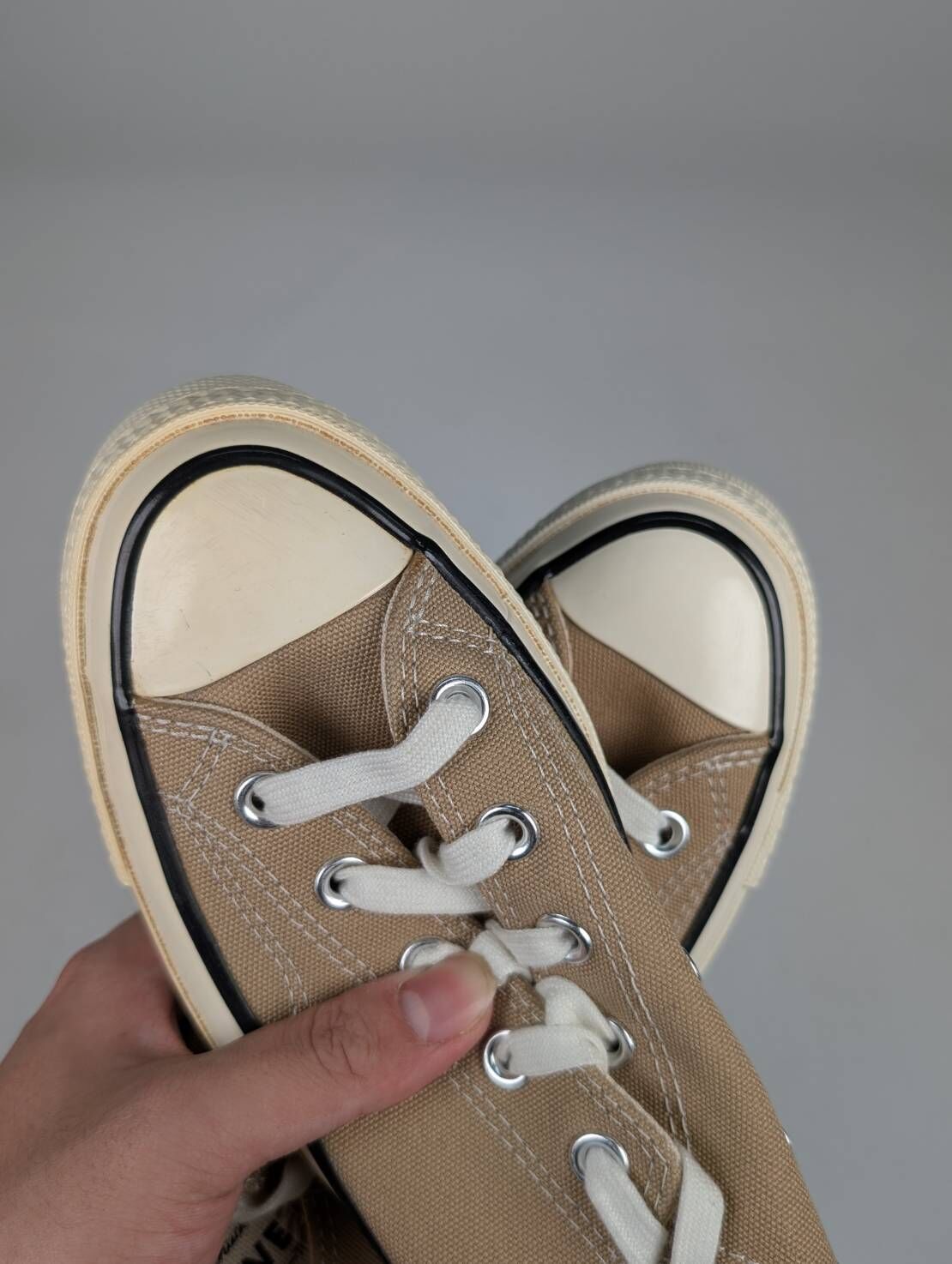 微瑕疵-左腳泛黃 168505C M4 Converse Chuck 1970 奶茶色 低筒