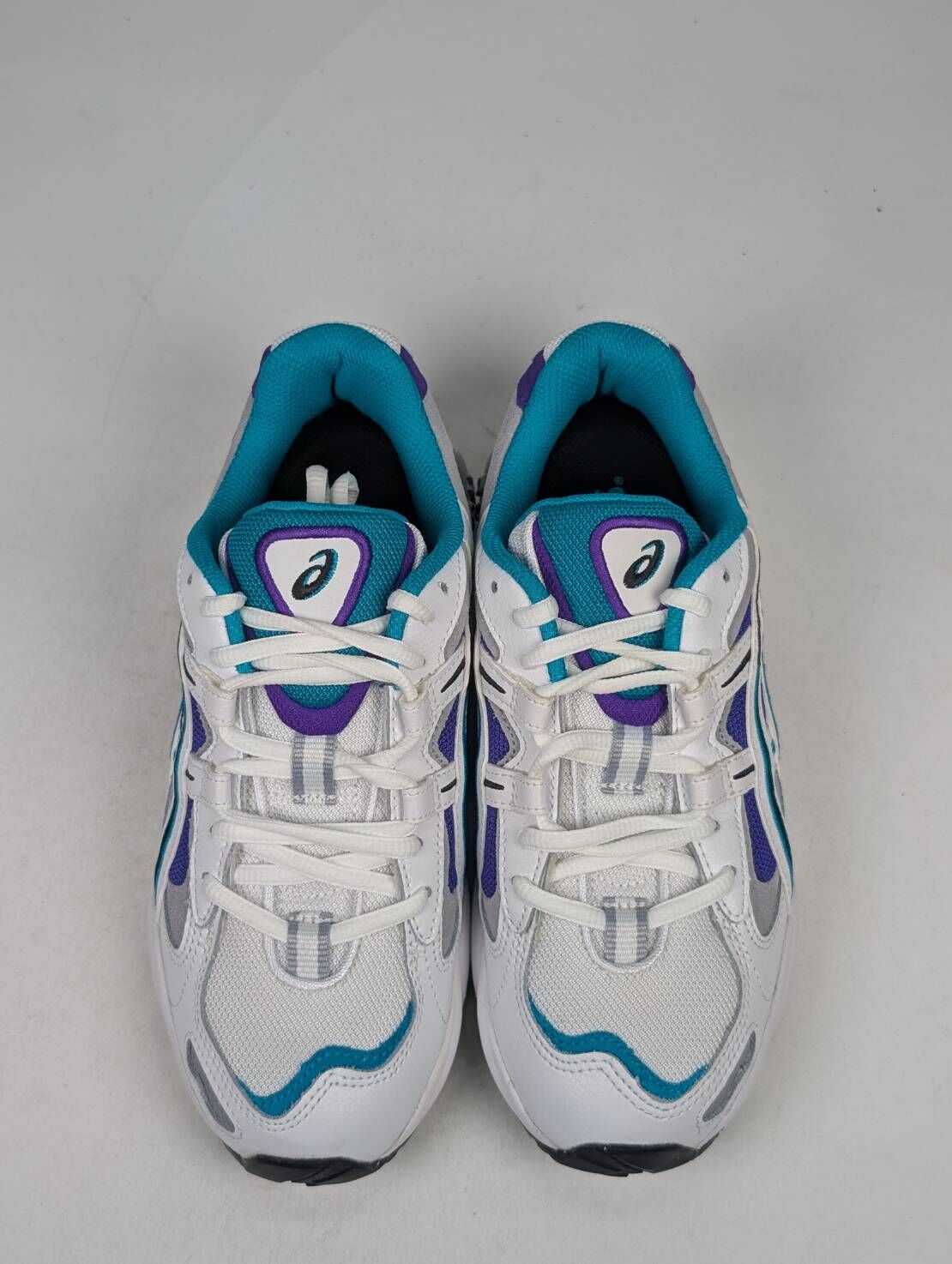 微瑕疵-左右腳中底後跟泛黃 1022A142-101 24.5CM ASICS TIGER GEL-KAYANO 5 OG亞瑟士凝膠燈3白藍