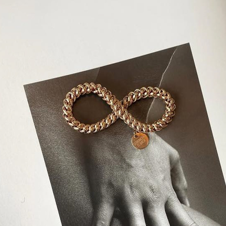 法國 SCRUNCHIE IS BACK BICHOUS 手工髮飾 金屬 金