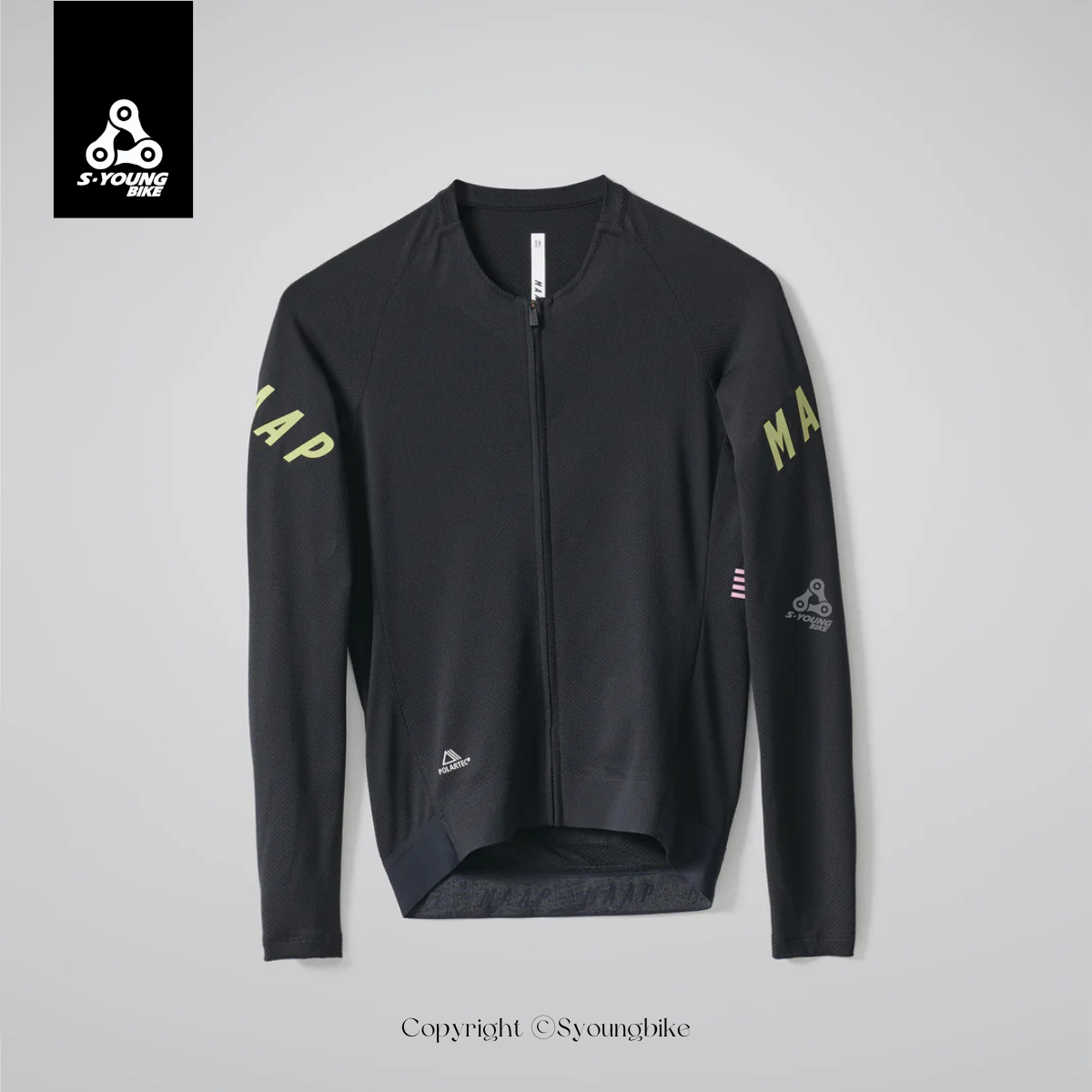 【MAAP】Apex Aeon LS Jersey 男長袖車衣 / Black