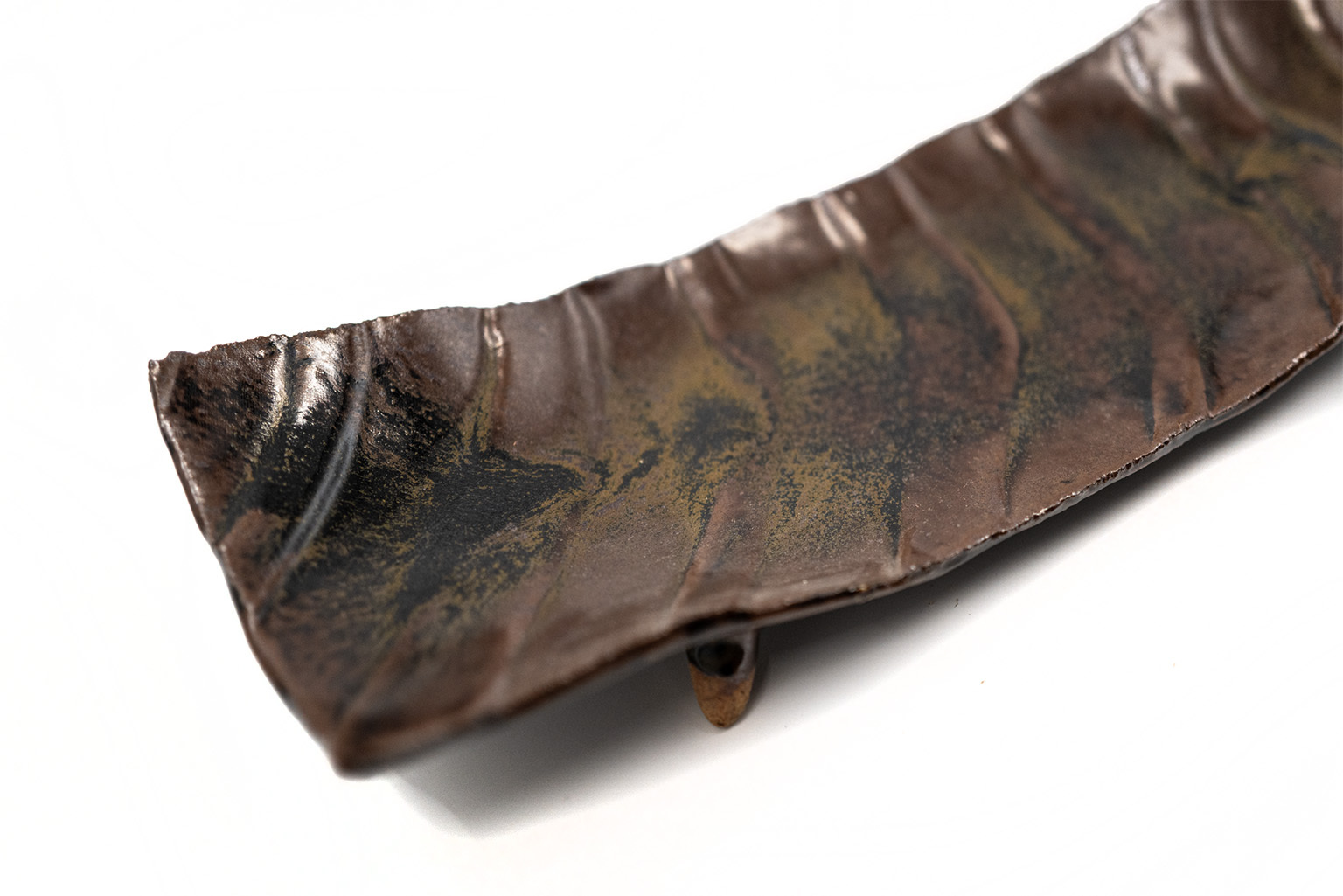 笹山工房｜備前燒 - 長皿 25 cm