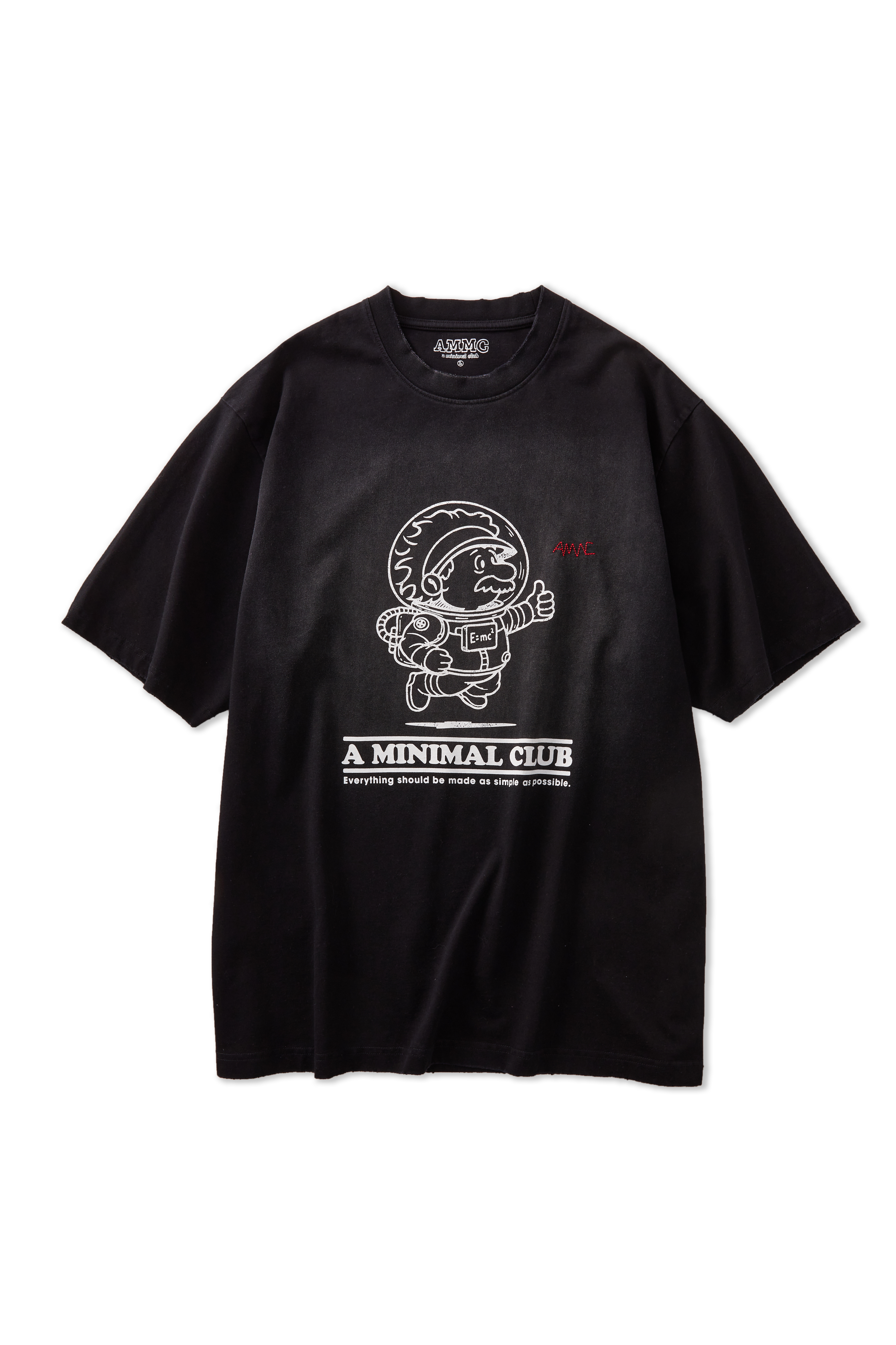 A MINIMAL CLUB LOGO TEE BLACK AM63TE01BK