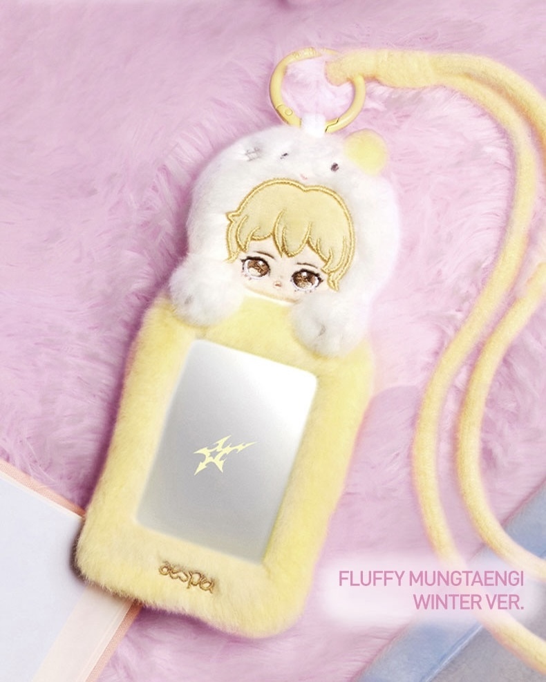 aespa x POP-MART 泡泡瑪特 聯名 卡套 掛飾 毛絨 KARINA WINTER GISELLE NINGNING / 預購