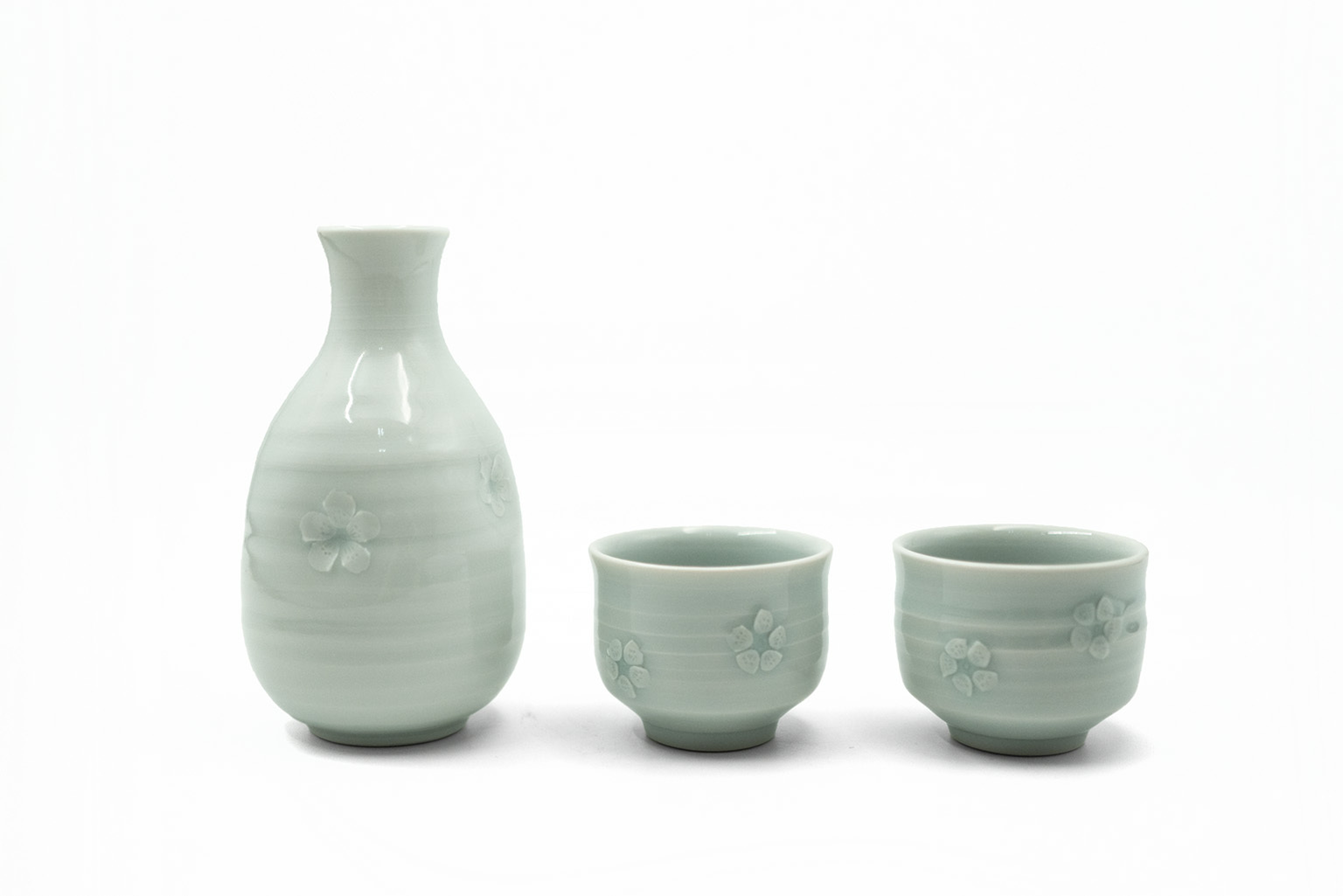 砥部燒 ｜梅山窯 - 清酒壺組