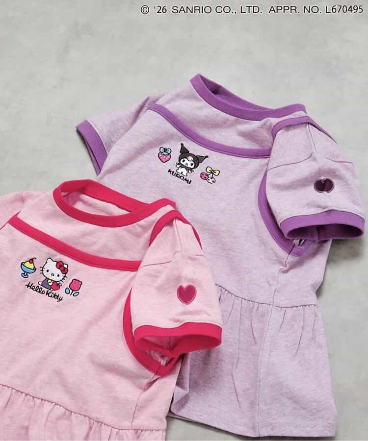 日本breeze x三麗鷗刺繡假兩件